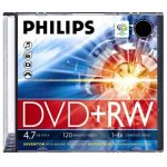 Philips DVD+RW47 4x újraírható DVD lemez