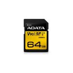   ADATA 64GB SD Premier ONE (SDXC Class 10 UHS-II U3) (ASDX64GUII3CL10-C) memória kártya