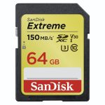   Sandisk 64GB SD (SDXC Class 10 UHS-I U3) Extreme memória kártya