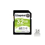   Kingston 32GB SD Canvas Select Plus (SDHC Class 10 UHS-I U1) (SDS2/32GB) memória kártya