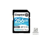   Kingston 256GB SD Canvas Go Plus (SDXC Class 10 UHS-I U3) (SDG3/256GB) memória kártya