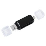   Hama 181056 USB 2.0 mobil-tablet fekete SD/micro kártyaolvasó