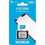  Kioxia 256GB SD micro (SDXC Class 10 UHS-I U1) Exceria (LMEX1L256GG2) memória kártya adapterrel