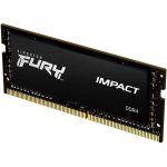   Kingston 16GB/2666MHz DDR-4 1Gx8 FURY Impact (KF426S15IB1/16) notebook memória