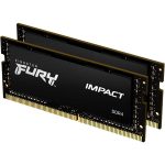   Kingston 16GB/3200MHz DDR-4 (Kit of 2) FURY Impact (KF432S20IBK2/16) notebook memória