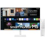   Samsung 32" M5 S32BM501EU FHD VA HDR10 fehér SMART monitor távirányítóval