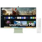   Samsung 32" M8 S32BM80GUU 4K VA zöld SMART monitor távirányítóval