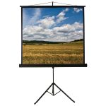   Funscreen Tripod 1:1 160cm×160cm hordozható 3 lábú állványos vetítővászon