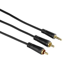 Hama TL 3,5Mm Jack-2 RCA 1,5 méter összekötőkábel