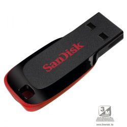 Sandisk 128GB USB2.0 Cruzer Blade Fekete-Piros (124043) Flash Drive