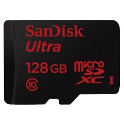 Sandisk 128GB SD micro ( SDXC Class 10) Mobile Ultra Android APP memória kártya adapterrel