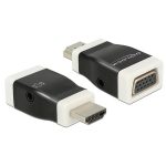   Delock 65586  HDMI-A dugó > VGA hüvely audióval adapter