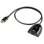 Hama HDMI közösítő, aranyozott, 2be-1ki