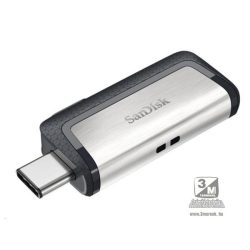 Sandisk 32GB USB3.0/Type-C Dual Drive Fekete-Ezüst (173337) Flash Drive