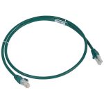   Legrand Cat6A (U/UTP) zöld 1 méter LCS3 árnyékolatlan patch kábel