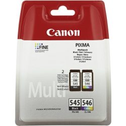 Canon PG-545Bk Fekete + CL-546 színes Multipack tintapatron