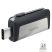 Sandisk 128GB USB3.0/Type-C Dual Drive Fekete-Ezüst (173339) Flash Drive