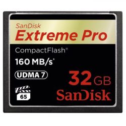 Sandisk 32GB Compact Flash Extreme Pro memória kártya