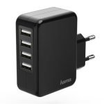   Hama 173676 "AUTO DETECT" 4,8A univerzális 4xUSB hálózati töltő