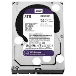   Western Digital 3,5" 3000GB belső SATAIII 5400RPM 64MB PURPLE WD30PURZ winchester 3 év