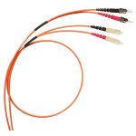  Legrand OM2 ST/SC (UPS) narancs multimódusú 2 méter duplex optikai patch kábel