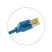 KE-Line Cat6A 10Gigabit STP Patch Kábel 20m kék