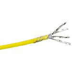   Legrand Cat7 árnyékolt (S/FTP) sárga 500m réz fali kábel