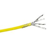   Legrand Cat7 árnyékolt (S/FTP) sárga 500m réz fali kábel