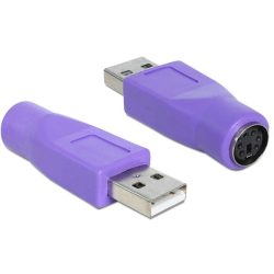 Delock 65461 PS/2 anya > USB-A apa adapter