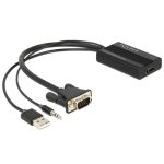 Delock 62597 VGA–HDMI adapter audio funkcióval