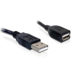 Delock 82457 USB 2.0 A-A 15cm apa-anya hosszabbítókábel