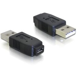 Delock 65029 USB micro-A+B anya - USB2.0-A apa adapter