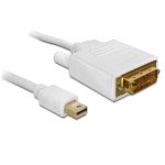   Delock 82918 Displayport mini apa > DVI 24pin apa 2 m kábel