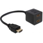   Delock 65226 High Speed HDMI Ethernettel 1x apa > 2x anya HDMI elosztó adapter