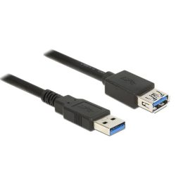 Delock 85055 USB 3.0 A-apa > USB 3.0 A-anya 1,5m hosszabbító kábel