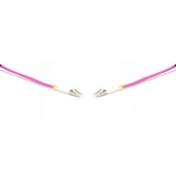 Gigalight Duplex optikai patch kábel 4xLC csatlakozóval, 50/125 OM4 LSZH, 0,5 m