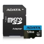   ADATA 128GB SD micro Premier (SDXC Class 10 UHS-I) (AUSDX128GUICL10A1-RA1) memória kártya adapterrel