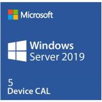   Microsoft Windows Server 2019 Device CAL  5 felhasználó ENG Oem 1pack szerver szoftver