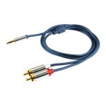   Home A 49-4M 3,5 mm sztereó jack - 2 RCA audió összekötő kábel 4m