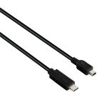 Hama 135744 USB Type-C - mini USB 0,75m fekete adatkábel