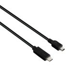 Hama USB Type-C - mini USB 0,75m fekete adatkábel