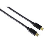   Hama 135737 USB 3.1 Type-C - USB Type-C 0,75m fekete adatkábel