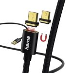   Hama 178373 fekete 1m mágneses csatlakozós micro USB adatkábel