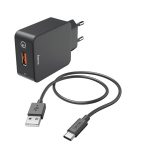 Hama 183230 Qualcomm QC 3.0 USB Type-C hálózati töltő