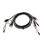 ATEN 2L-7D02UH KVM Kábel USB HDMI 1,8m