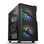   Thermaltake Commander C31 TG ARGB Fekete ablakos (Táp nélküli) ATX ház