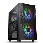   Thermaltake Commander C32 TG ARGB Fekete ablakos (Táp nélküli) ATX ház