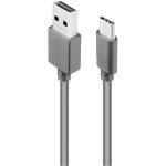 Acme CB1042 2m fekete Type-C - USB adat és töltőkábel