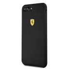 Ferrari SF iPhone 8 Plus fekete szilikon tok