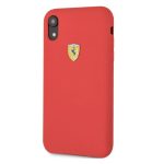 Ferrari SF iPhone XR piros szilikon tok